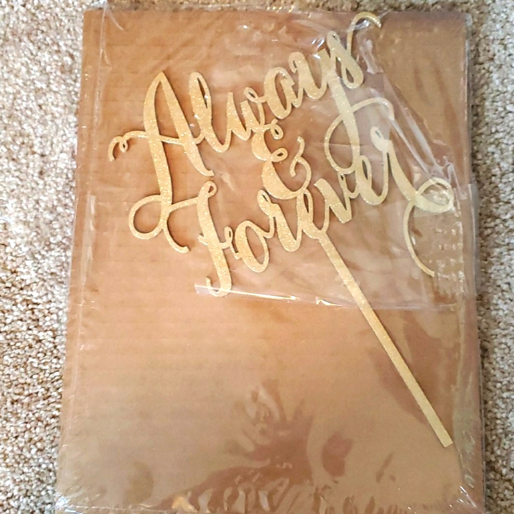 Always and Forever Cake Topper